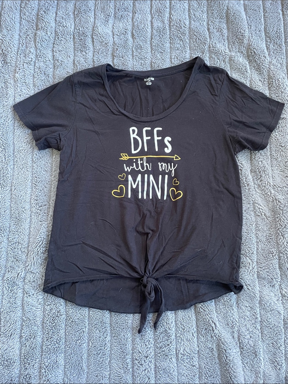 Women’s Black Graphic Tee - BFFs with My Mini